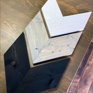Custom Farmhouse Chevron Wall Decor